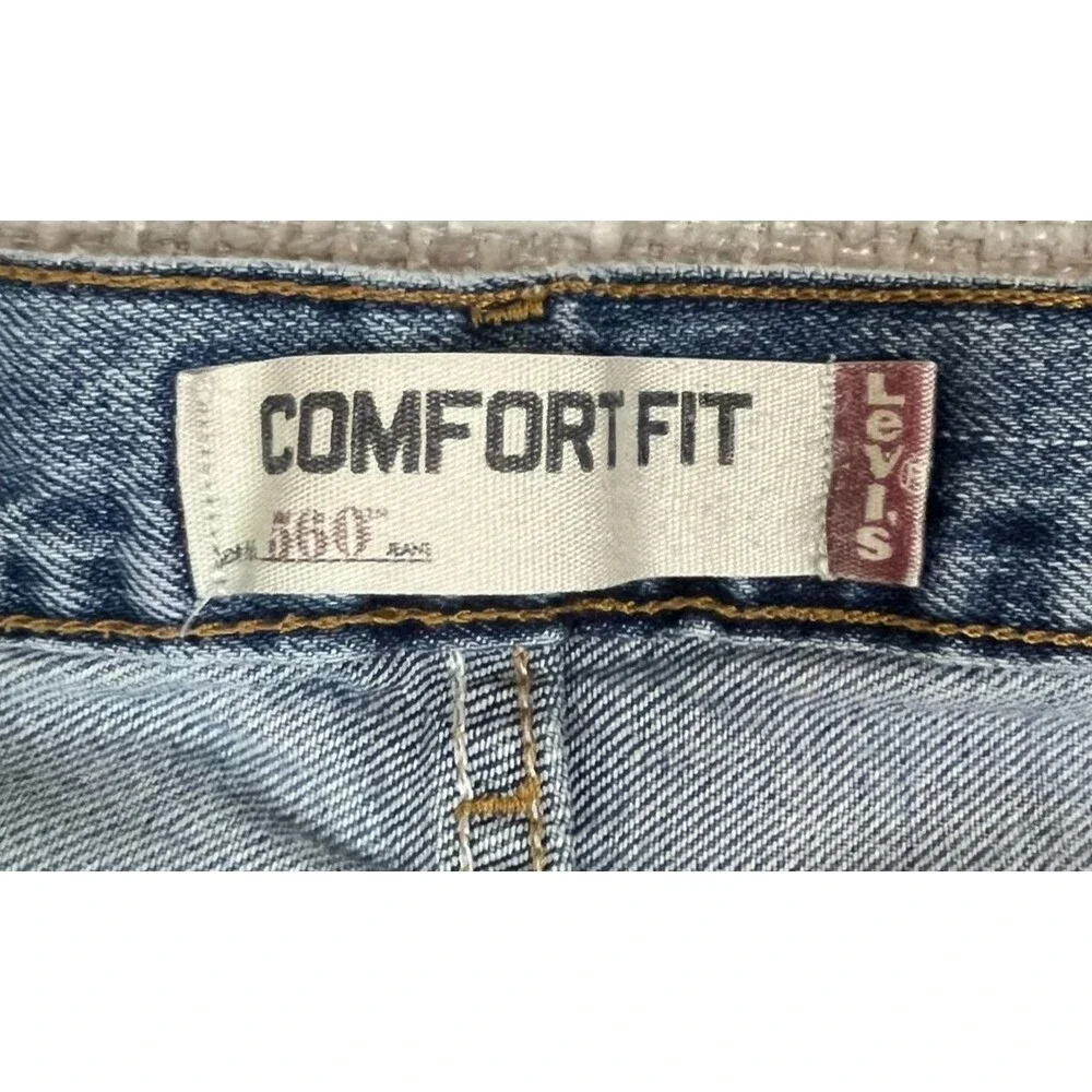 Levi's 560 Jeans Comfort Fit Men's 42x32 (Actual 41x30) Blue Denim
